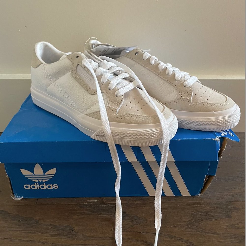 ADIDAS ORIGINALS CONTINENTAL 80 VULC TRAINERS NEW WITH TAGS womens US 5.5
